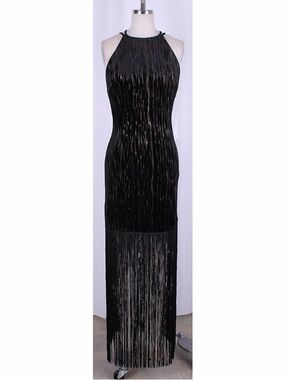 Burnout Velvet Maxi Dress